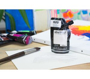 Acrílico Iridiscente Abstract  Perla nº020   120 ml. - Imagen 3