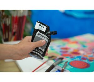 Acrílico Iridiscente Abstract  Negro nº070   120 ml. - Imagen 2