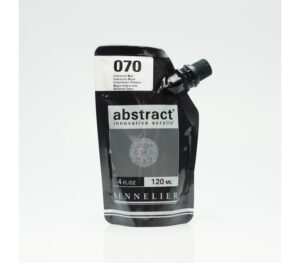 Acrílico Iridiscente Abstract  Negro nº070   120 ml.