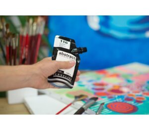 Acrílico Abstract Blanco Titanio nº116 120 ml. - Imagen 2