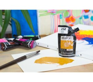 Acrílico Brillante Abstract Ocre Amarillo nº252B 120 ml. - Imagen 3