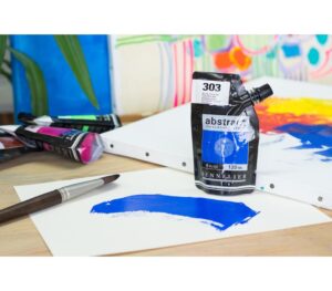 Acrílico Abstract Azul Cobalto Tono nº303  120 ml. - Imagen 3