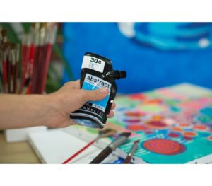 Acrílico Fluorescente Abstract  Azul  nº304  120 ml. - Imagen 2