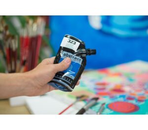 Acrílico Abstract Azul Cerúleo nº323  120 ml. - Imagen 2