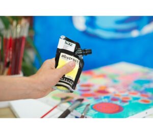 Acrílico Fluorescente Abstract  Amarillo nº502  120 ml. - Imagen 2