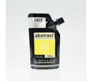 Acrílico Fluorescente Abstract  Amarillo nº502  120 ml.