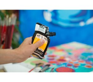 Acrílico Abstract Amarillo Cadmio Oscuro Tono nº543  120 ml. - Imagen 3