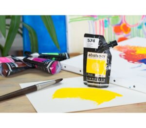 Acrílico Abstract Amarillo Primario nº574  120 ml. - Imagen 3
