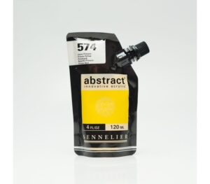 Acrílico Abstract Amarillo Primario nº574  120 ml.