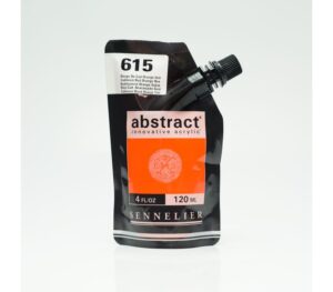 Acrílico Abstract Rojo Cadmio Anaranjado Tono nº615  120 ml.