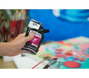 Acrílico Abstract Rojo Carmín nº635  120 ml. - Imagen 3