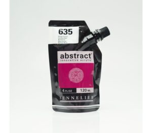 Acrílico Abstract Rojo Carmín nº635  120 ml.