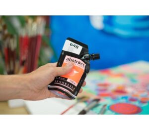 Acrílico Fluorescente Abstract  Naranja nº648  120 ml. - Imagen 2