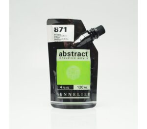 Acrílico Abstract Verde Amarillo  nº871  120 ml.