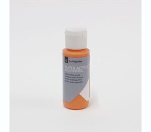 Pintura Acrilica "Super Acrylic" La Pajarita Naranja A-07 60 ml.