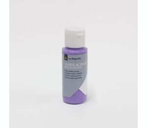Pintura Acrilica "Super Acrylic" La Pajarita Lavanda A-17  60 ml.
