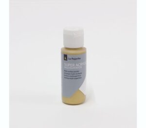 Pintura Acrilica "Super Acrylic" La Pajarita Oro Rico A-46  60 ml.