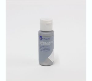 Pintura Acrilica "Super Acrylic" La Pajarita Plata A-50  60 ml.