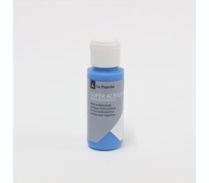 Pintura Acrilica "Super Acrylic" La Pajarita Cyan A-64  60 ml.